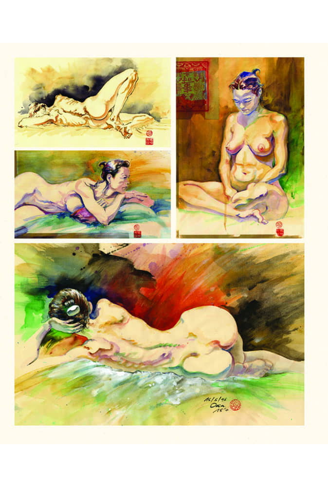 Attakus Maëster Sketchbook artbook broché 48 pages couleur
