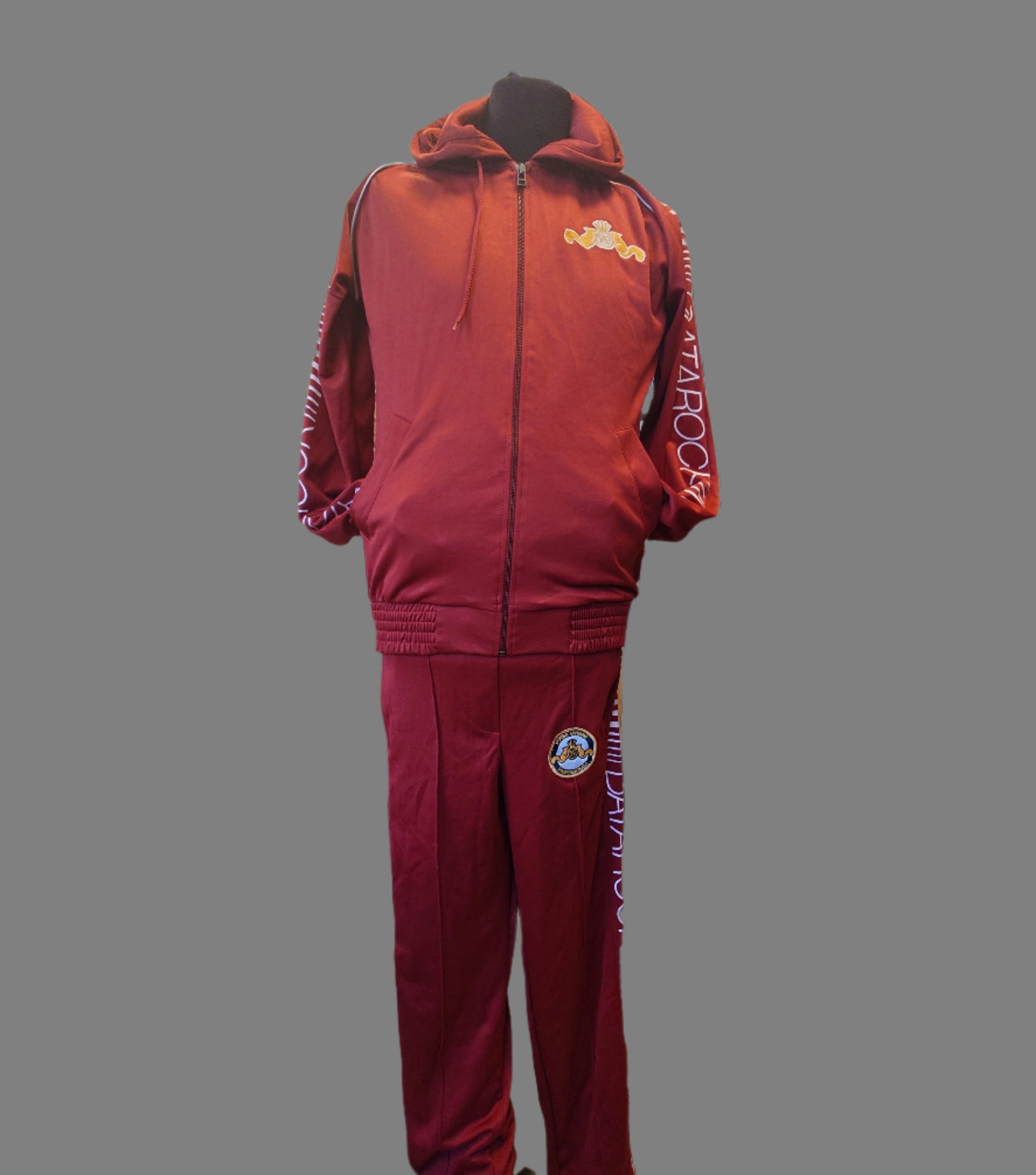 Apollon Records Datarock survêtement rouge jogging S M L XL