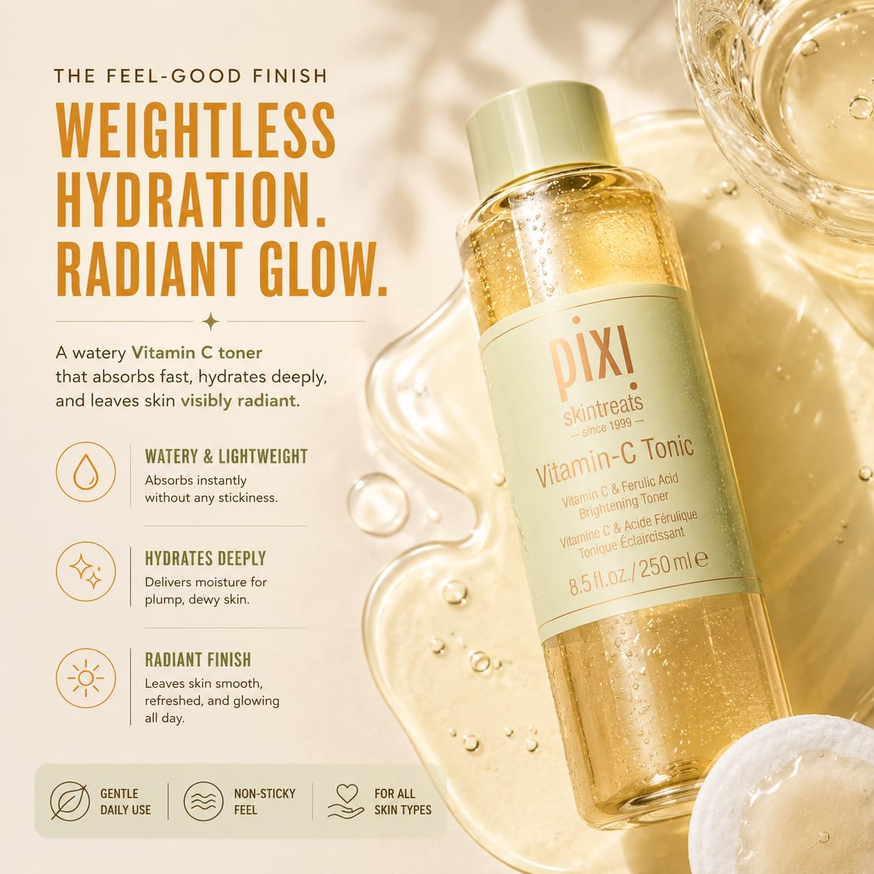 Pixi Vitamin-C Tonic lotion visage vitamine C 100 ml éclat