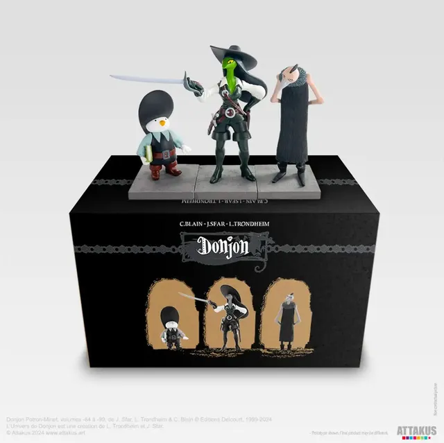 Attakus Atlas Donjon Trio Collector 3 statuettes 600 ex
