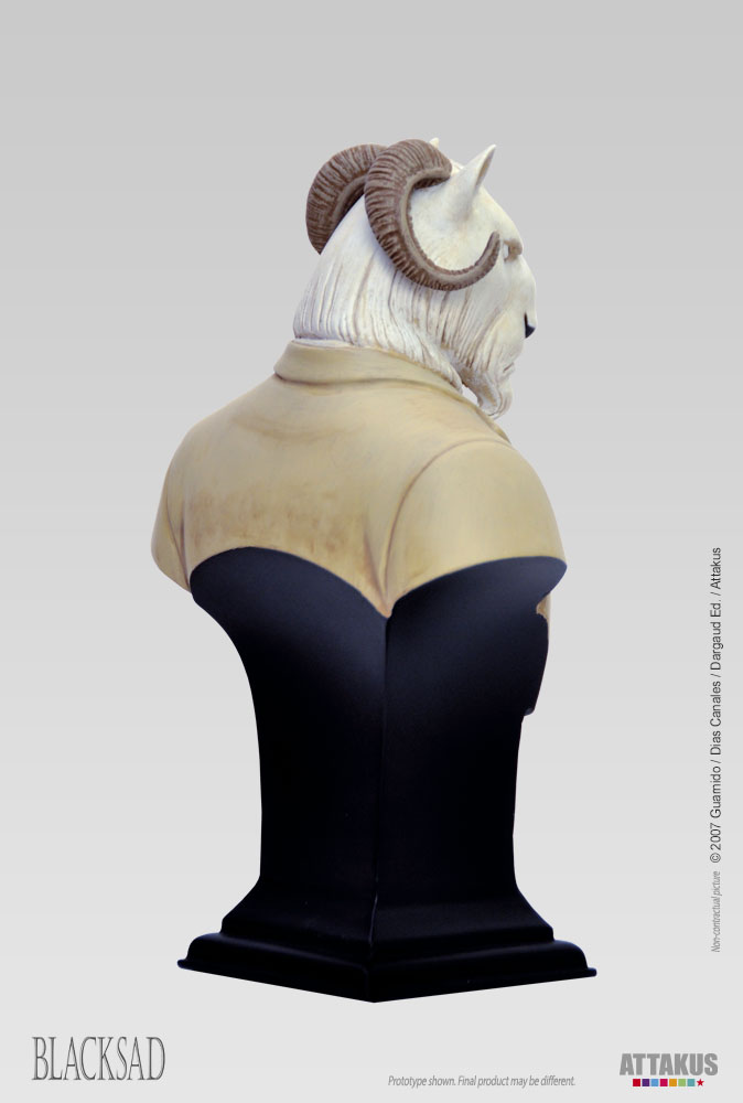 Attakus Blacksad Thomas Lachapelle buste résine 16,5 cm