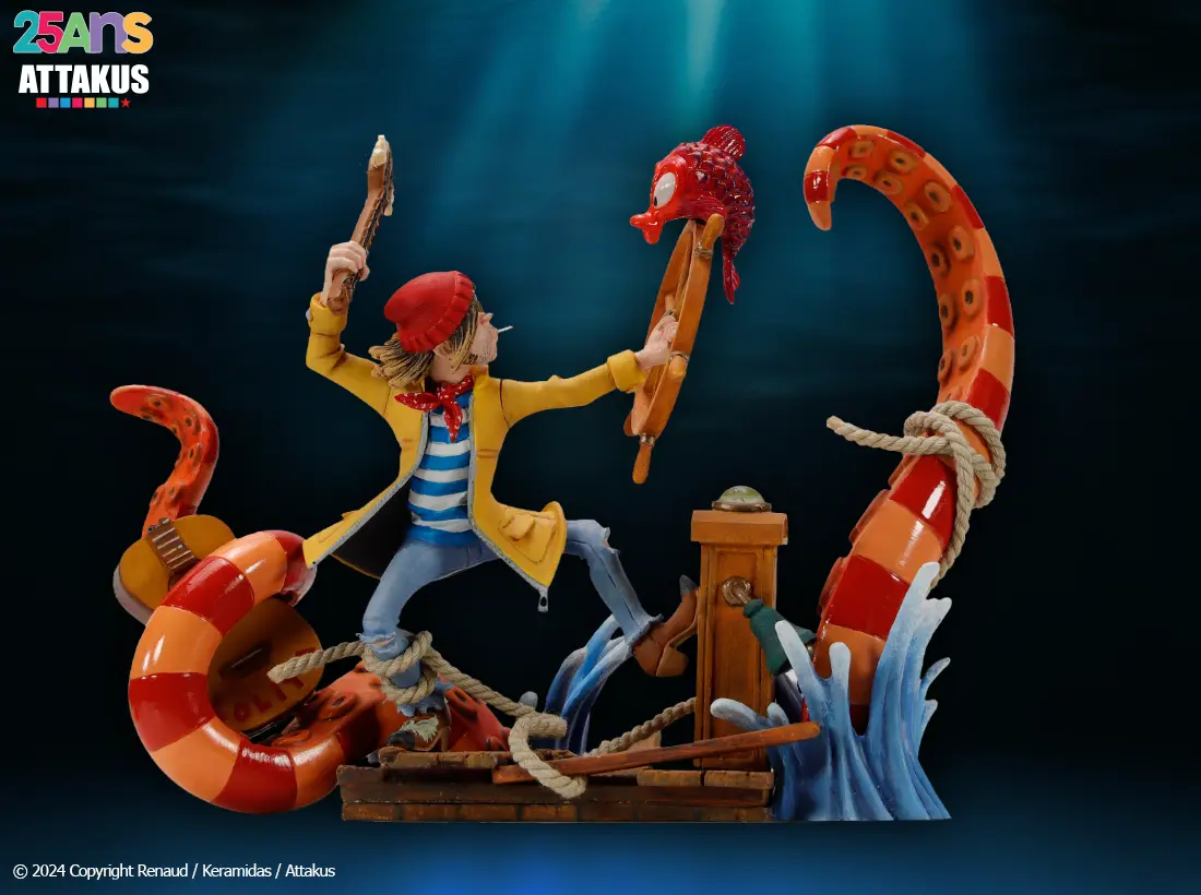 Attakus Prestige Renaud vent soufflera statue diorama 50 ex
