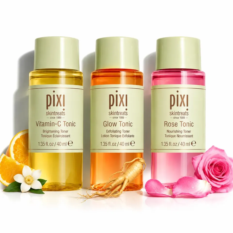 Pixi Glow Tonic trio lotion visage coffret 3 toniques