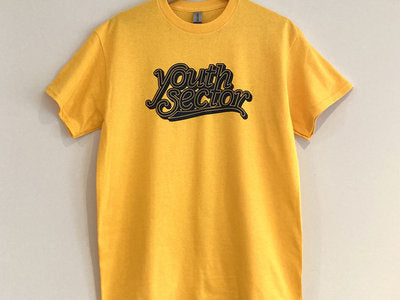 Youth Sector Logo moutarde t-shirt imprimé