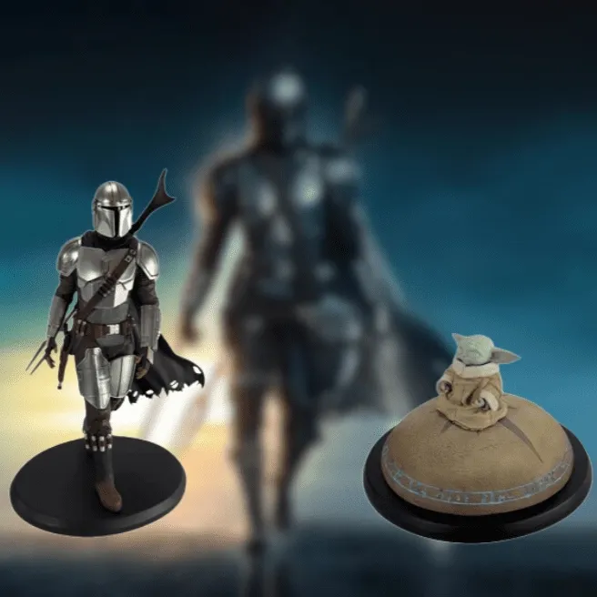 Attakus Classique Mandalorian & Grogu Summoning the Force 1/5e pack