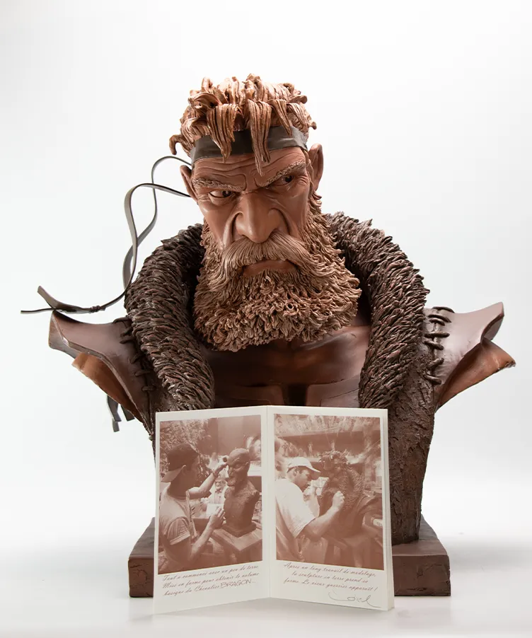 Attakus Prestige Bragon EA13/20 buste résine sépia 64 cm