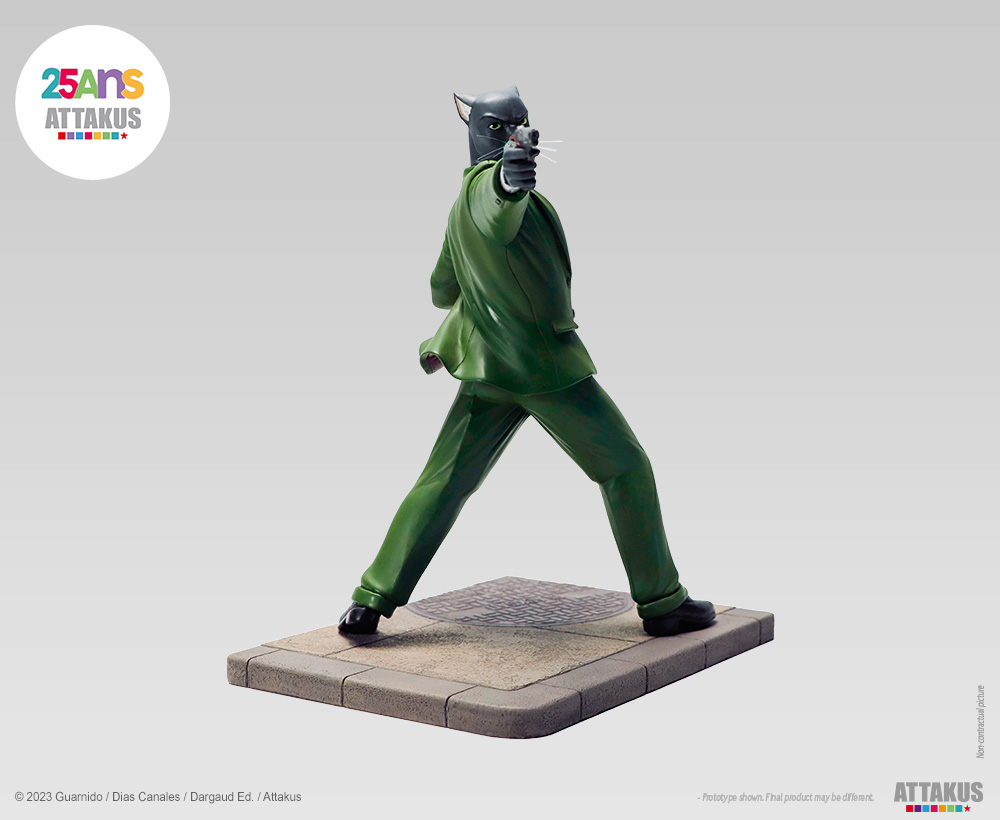 Attakus Blacksad John Blacksad paré à tirer figurine 25 cm