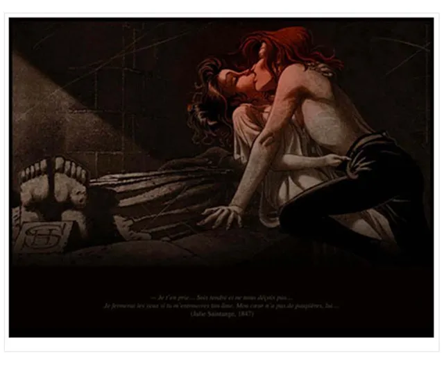 Yslaire Le Caveau des Sambres affiche 60x80 cm