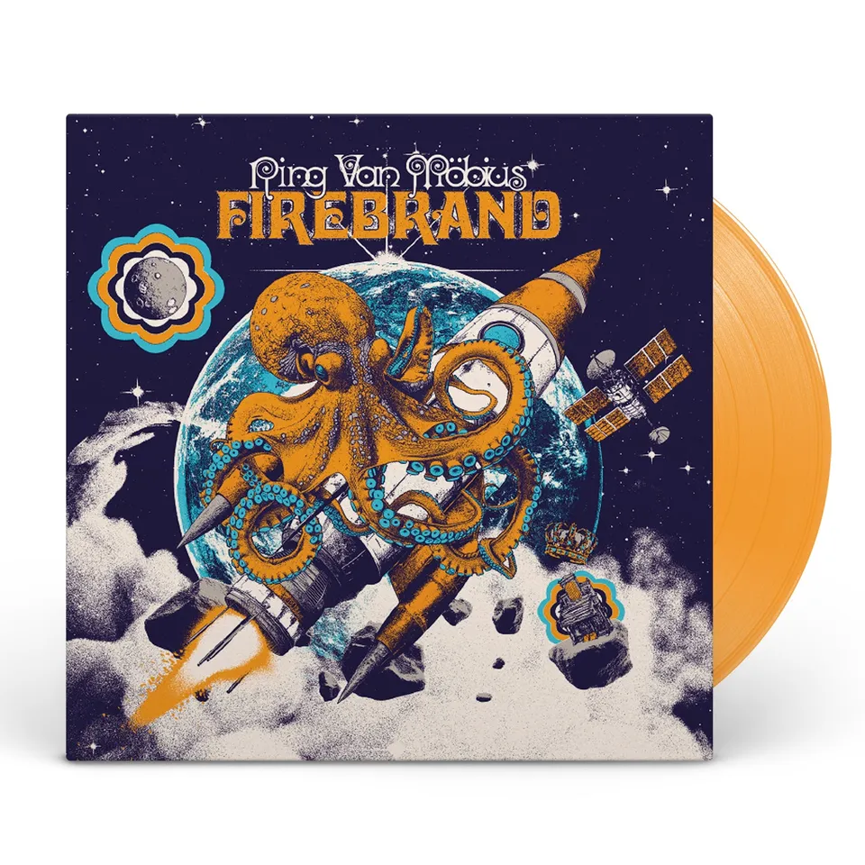 Apollon Records Ring Van Möbius Firebrand LP orange 500 ex