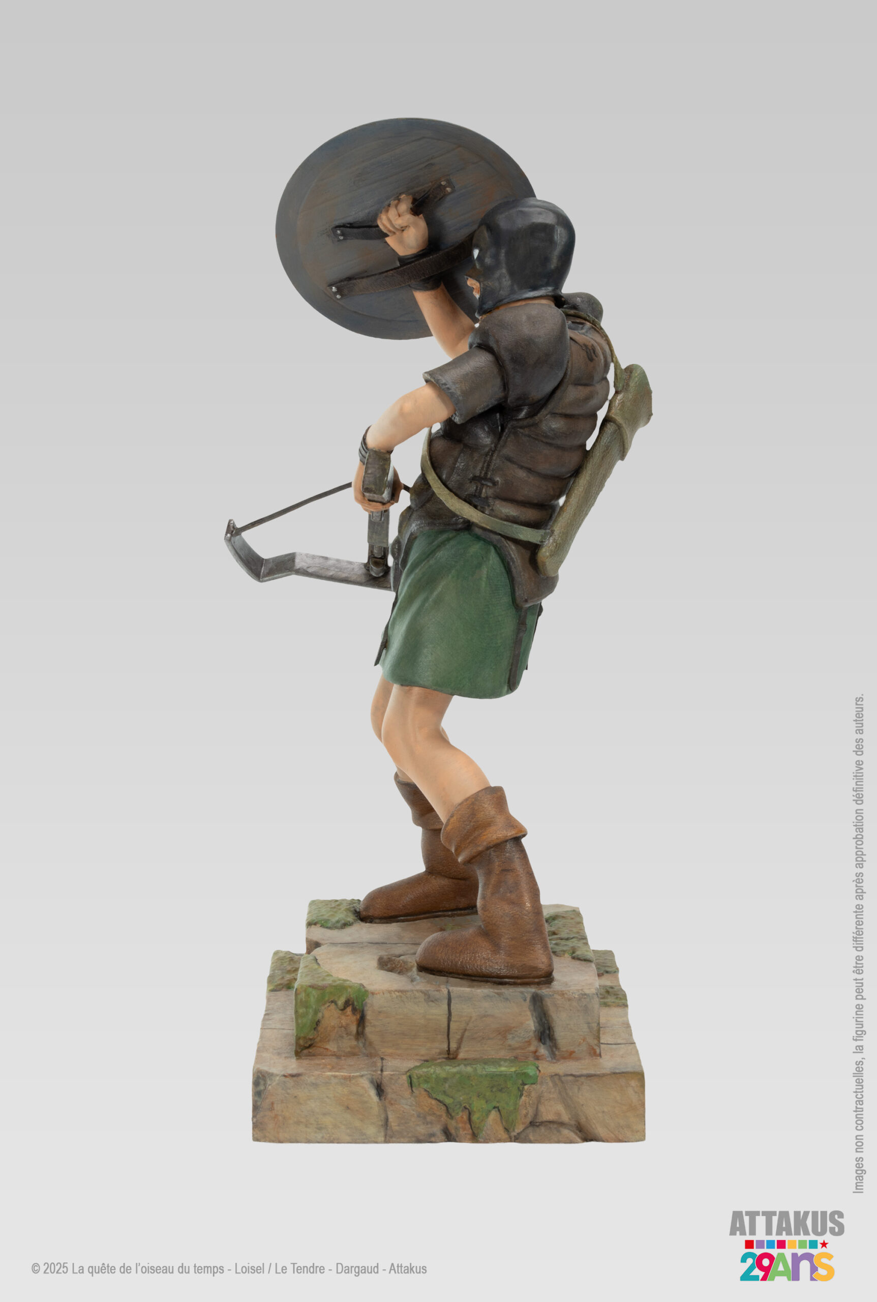 Attakus Prestige L'Inconnu Quête Oiseau Temps statue 1/10e 23,5cm