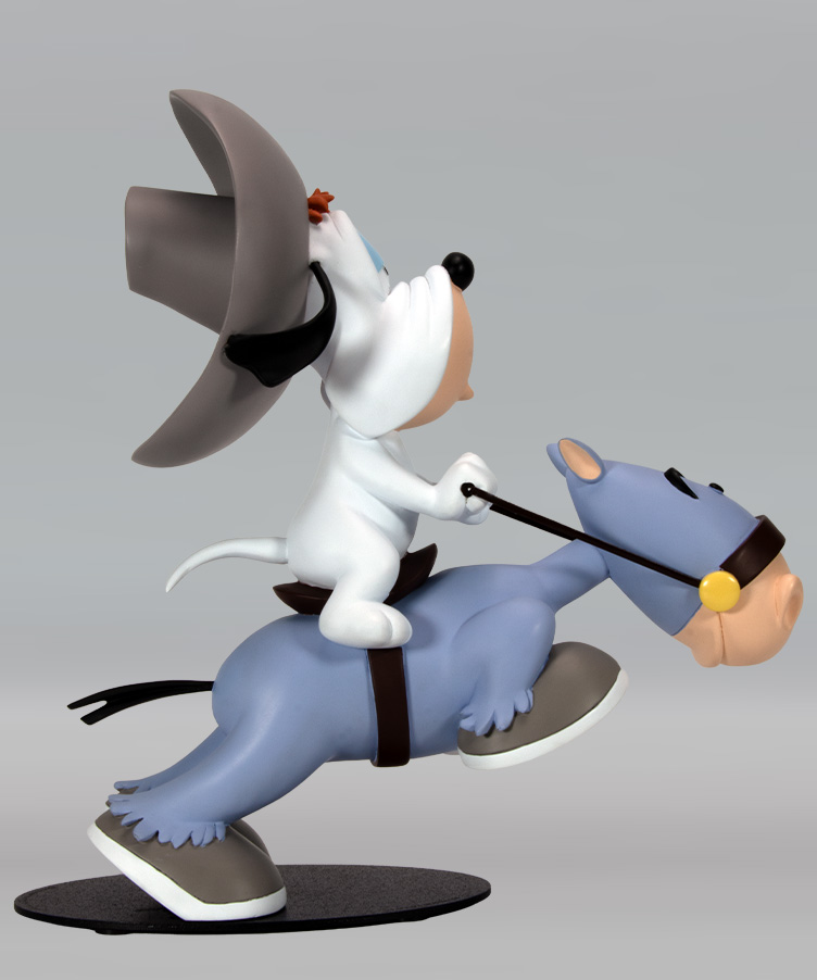 Attakus Prestige Droopy sur son âne figurine grande taille résine