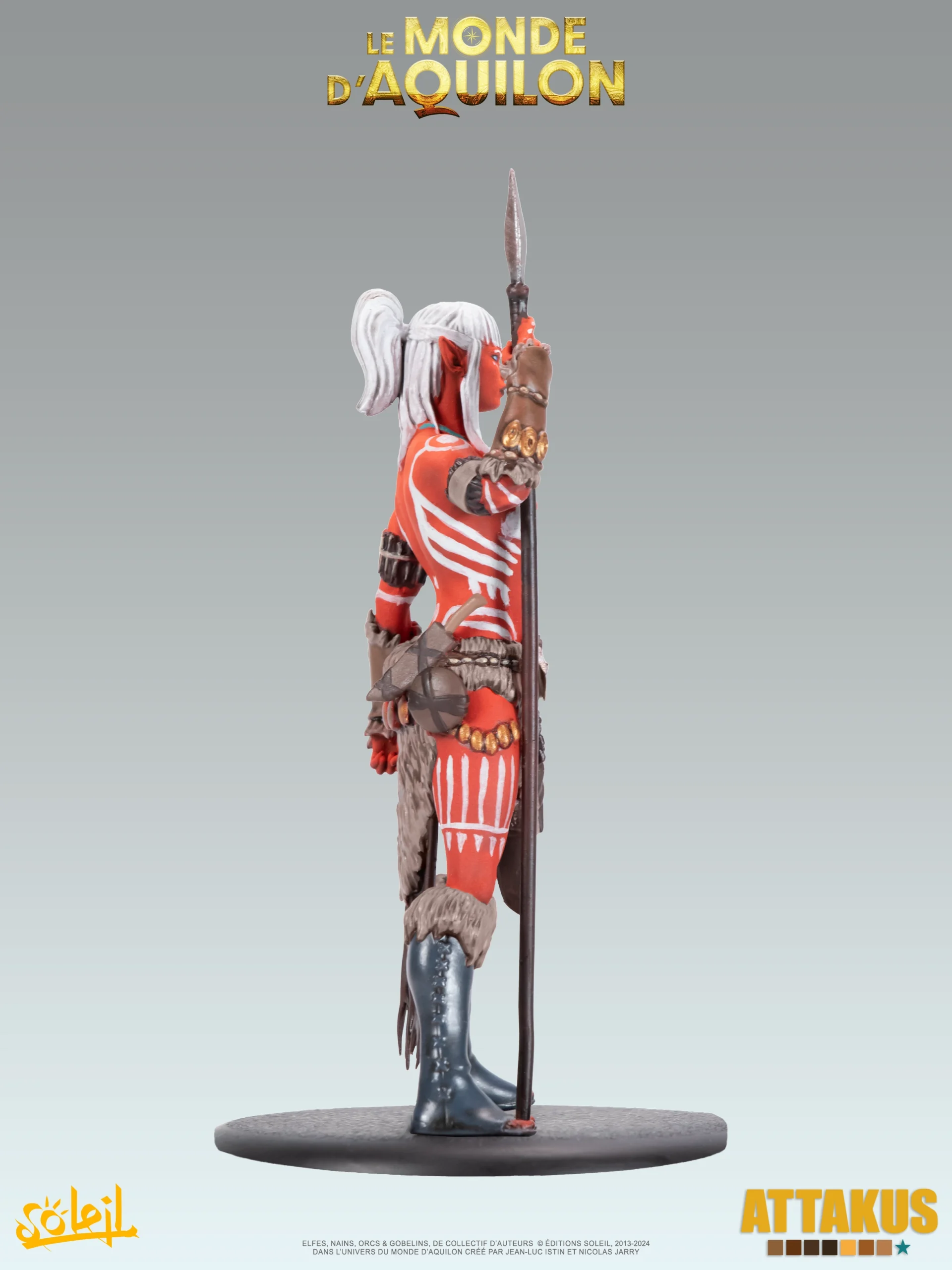 Attakus Prestige Lea'saa Elfe Rouge Elfes Aquilon figurine 120mm