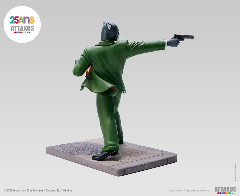 Attakus Blacksad John Blacksad paré à tirer figurine 25 cm