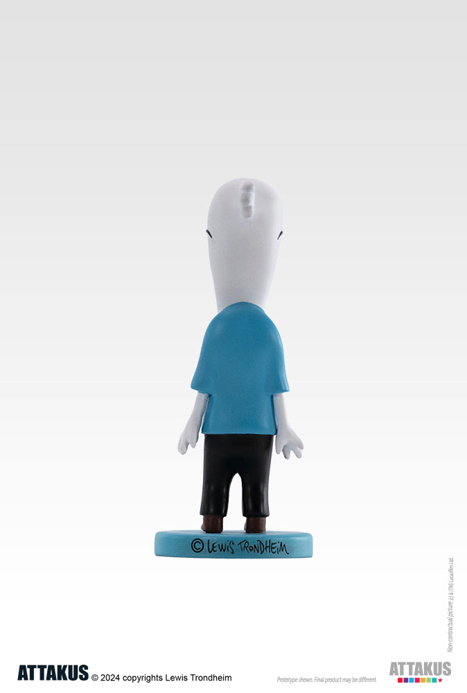 Attakus Atlas Lewis Trondheim Caricature statuette 7,5 cm