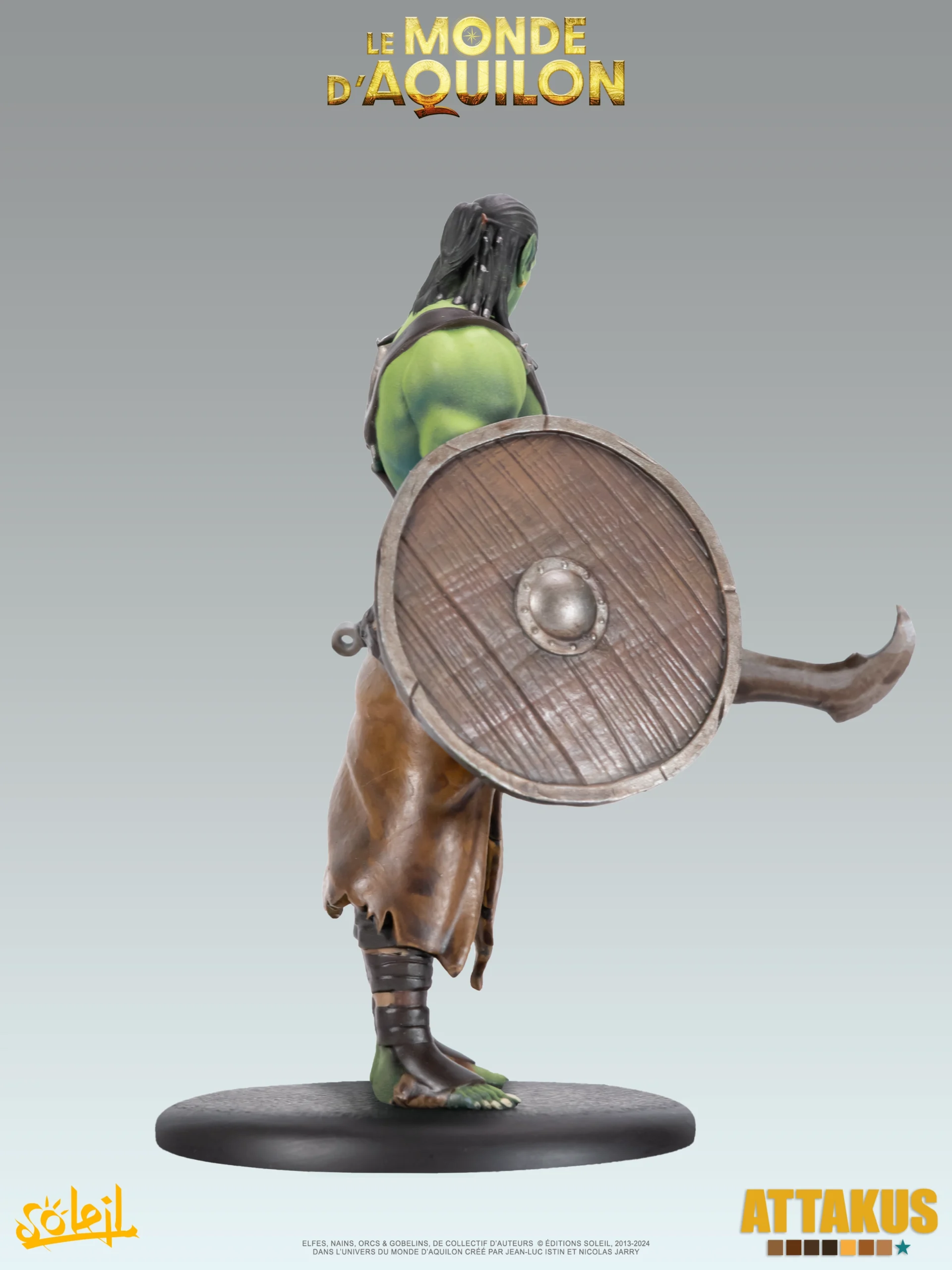 Attakus Prestige Turuk Bouclier Elfes figurine résine 120 mm