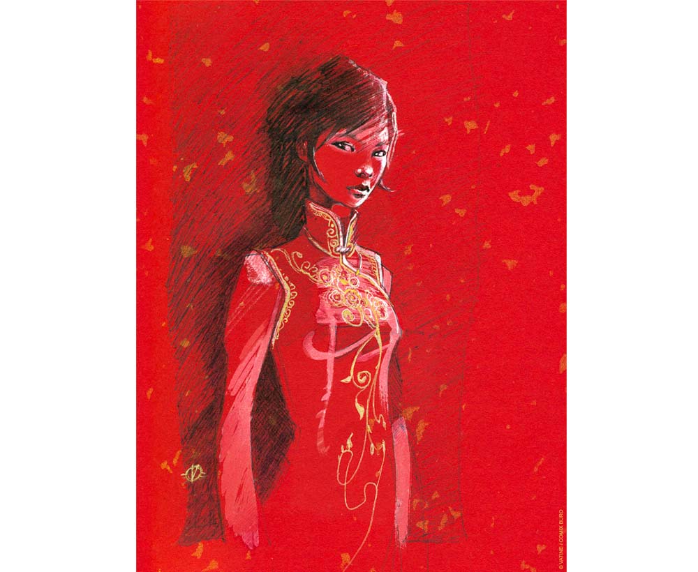 Attakus Collection Atlas Vatine China Girl affiche 18x24