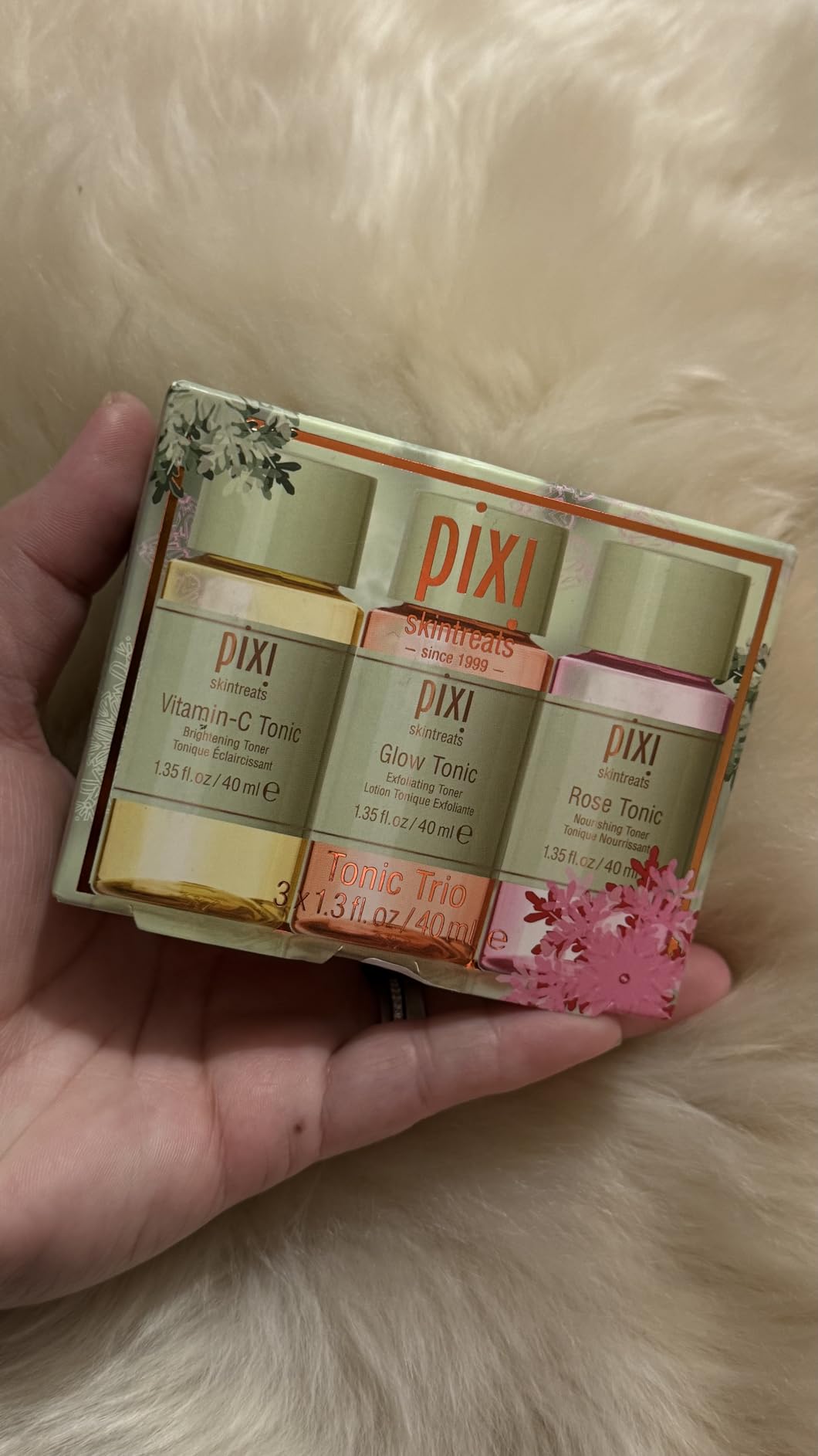 Pixi Glow Tonic trio lotion visage coffret 3 toniques