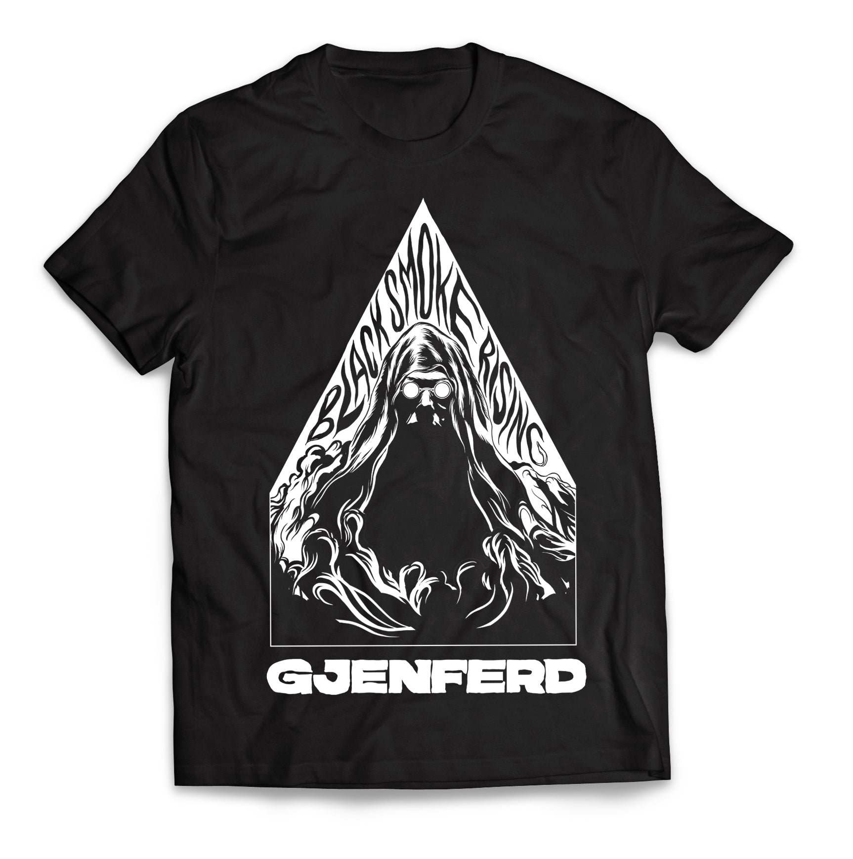 Apollon Gjenferd Black Smoke Rising t-shirt noir coton