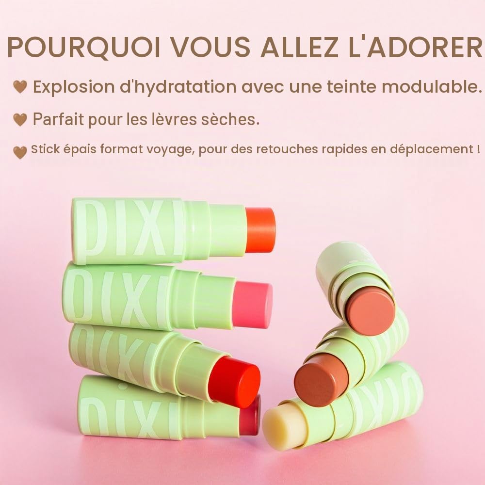 Pixi ColourTreats +Hydra LipTreat Baume Lèvres Passion 4,8g