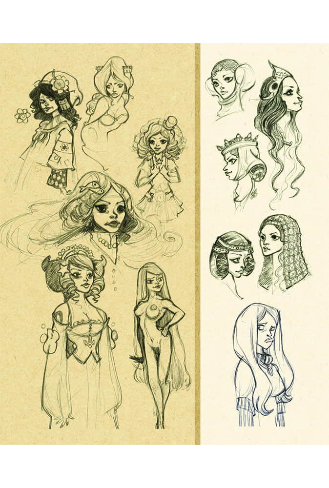 Attakus Atlas Sketchbook Valp carnet 48 pages 18 x 22 cm