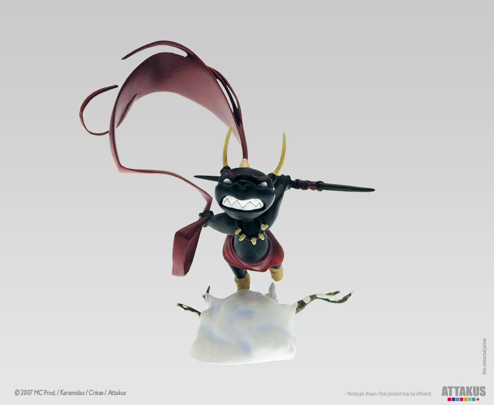 Attakus Métal Djinn Noir Luuna figurine métal 7,5 cm Pack Parabole