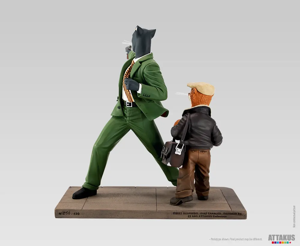Attakus Blacksad John Blacksad paré à tirer statue 25 cm n°2/2