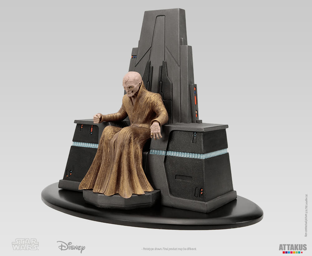 Attakus Collection Elite Snoke et Gardes Praetoriens diorama 1/10e résine