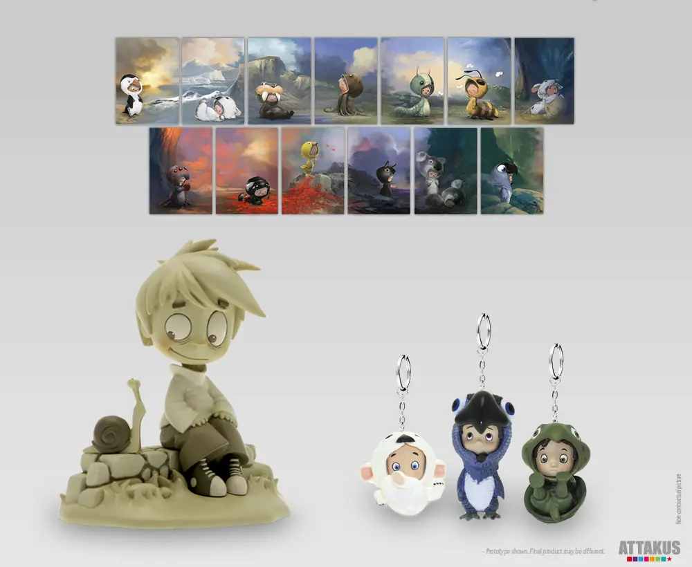 Attakus Petit Pierrot Pack Varanda statuette résine 9,5 cm