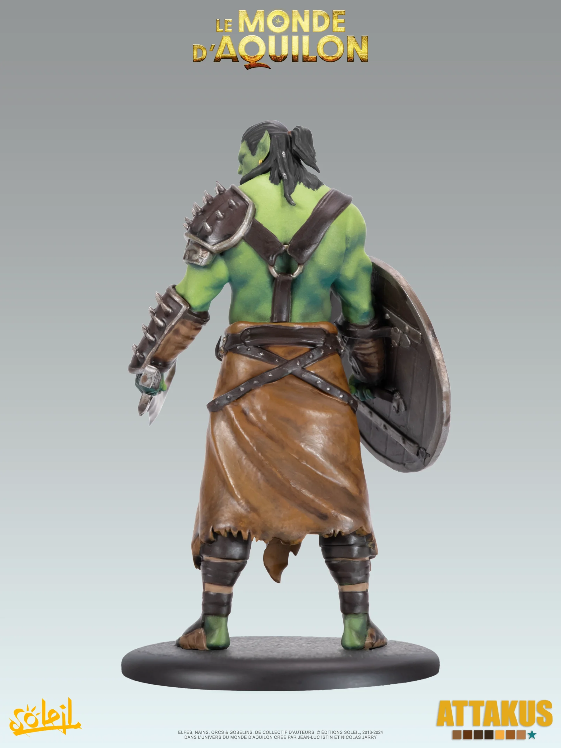 Attakus Prestige Turuk Bouclier Elfes figurine résine 120 mm