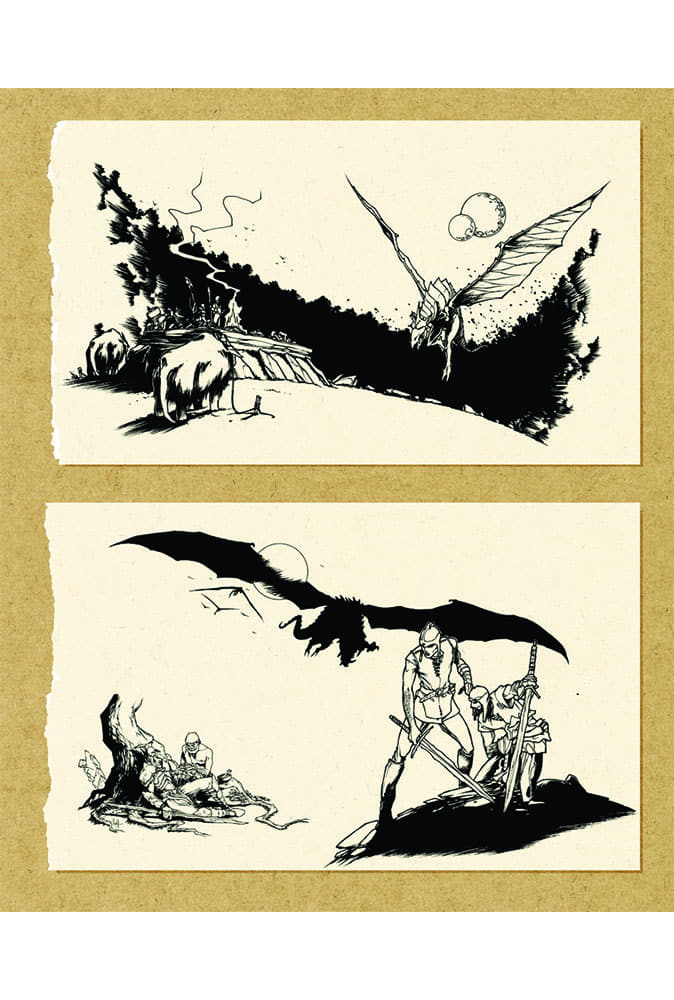 Comix Buro Sketchbook Malfin artbook 48 pages 18x22