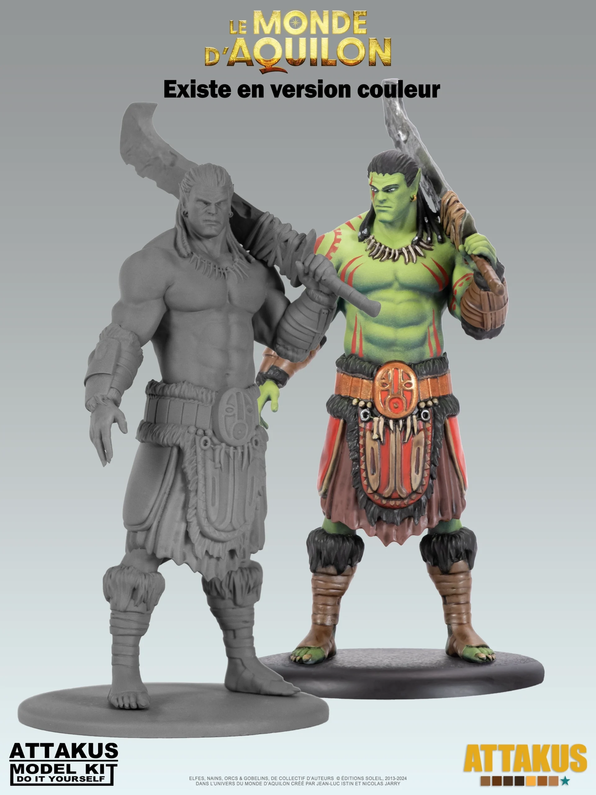 Attakus Model Kit Turuk Masque figurine à peindre résine