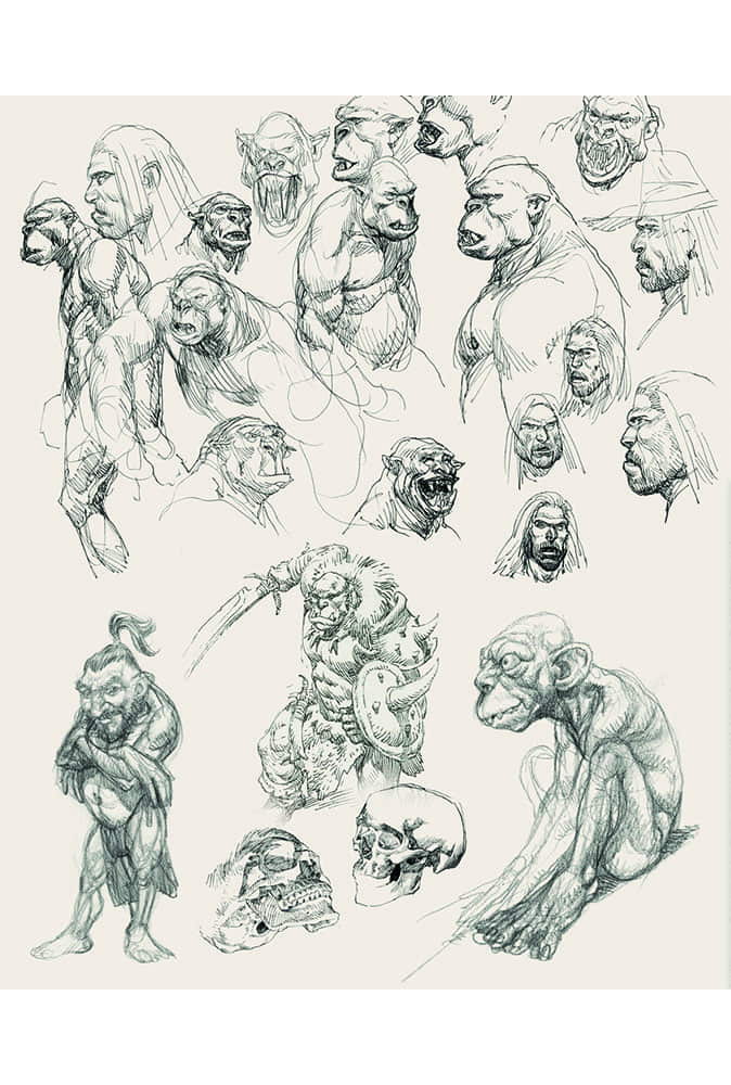 Attakus Collection Atlas Sketchbook Lereculey artbook 48 pages