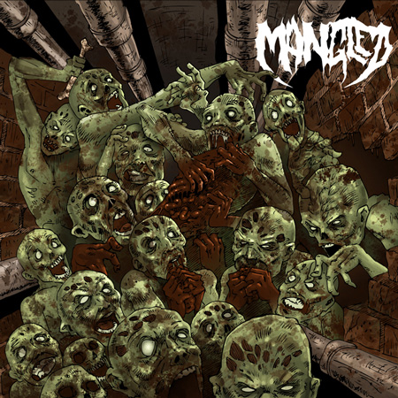 Boris Records BR002 Mangled Sewer Metal single 7 pouces noir