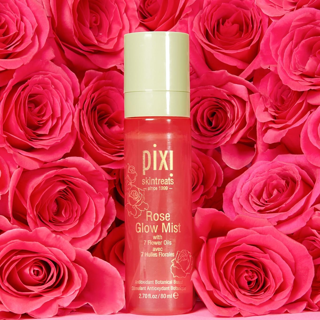 Pixi Rose Glow Mist brume visage rose 80 ml