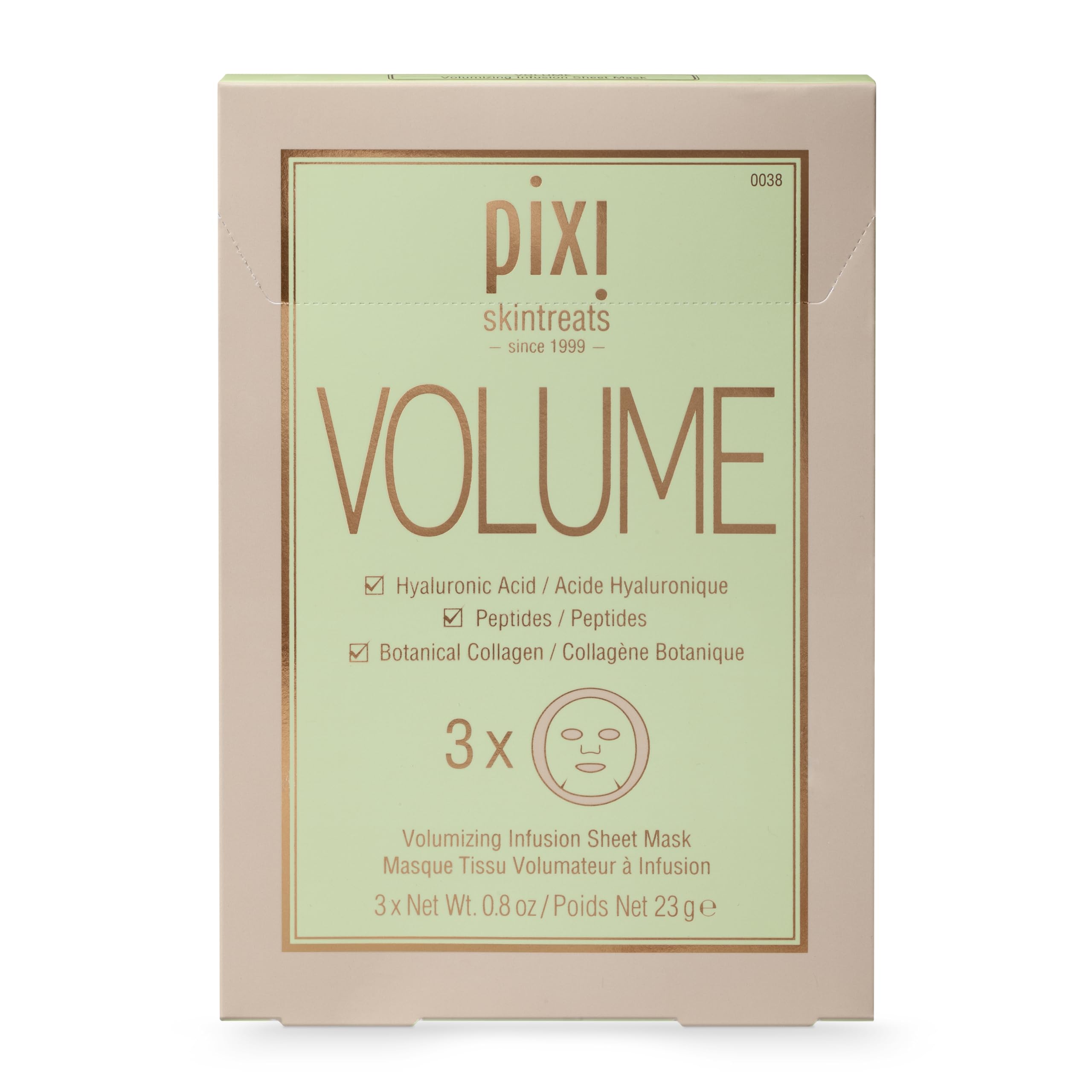 Pixi Collagen PLUMP Boost masque tissu x3 collagène végétal