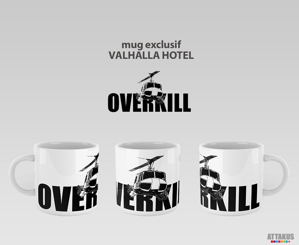 Attakus Atlas Valhalla Hotel Overkill mug BD