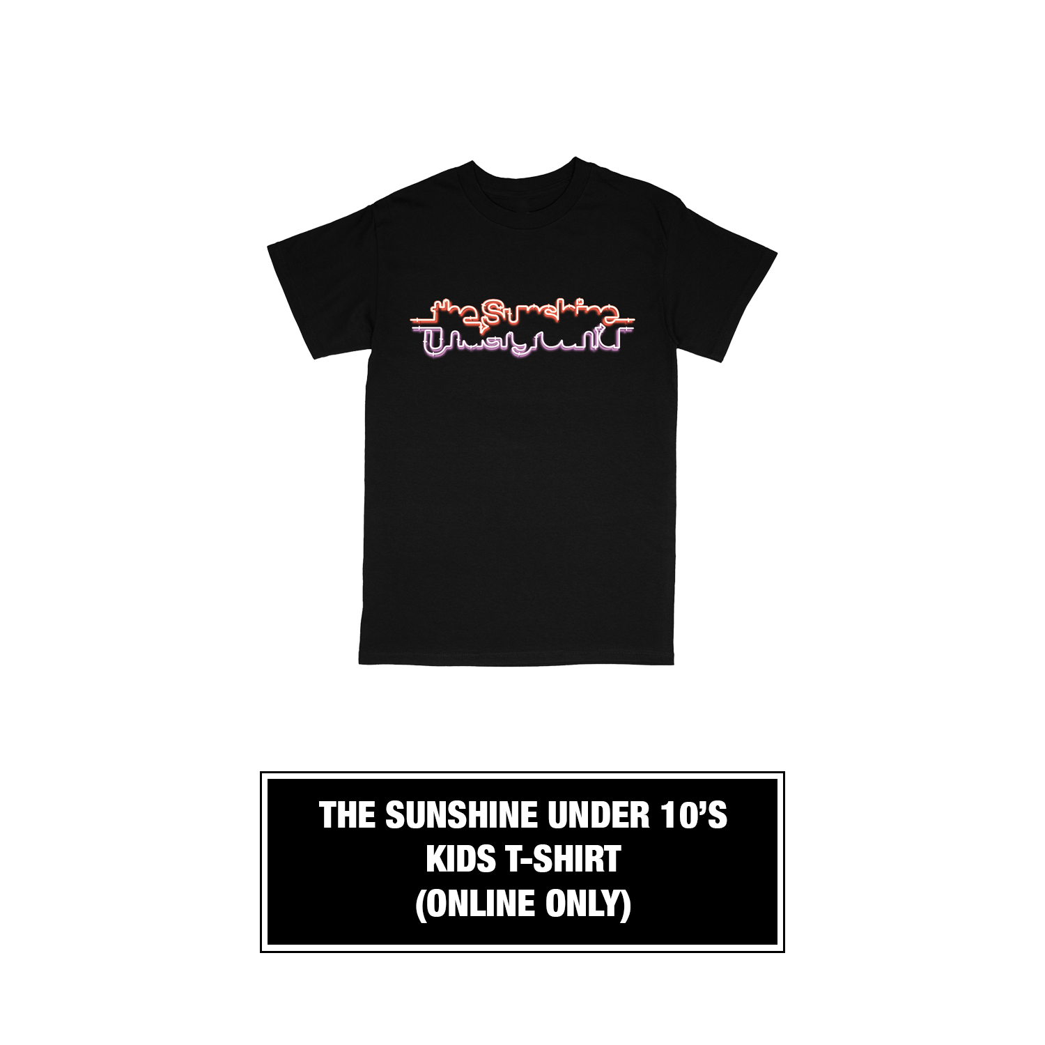 The Sunshine Underground T-shirt enfant logo noir