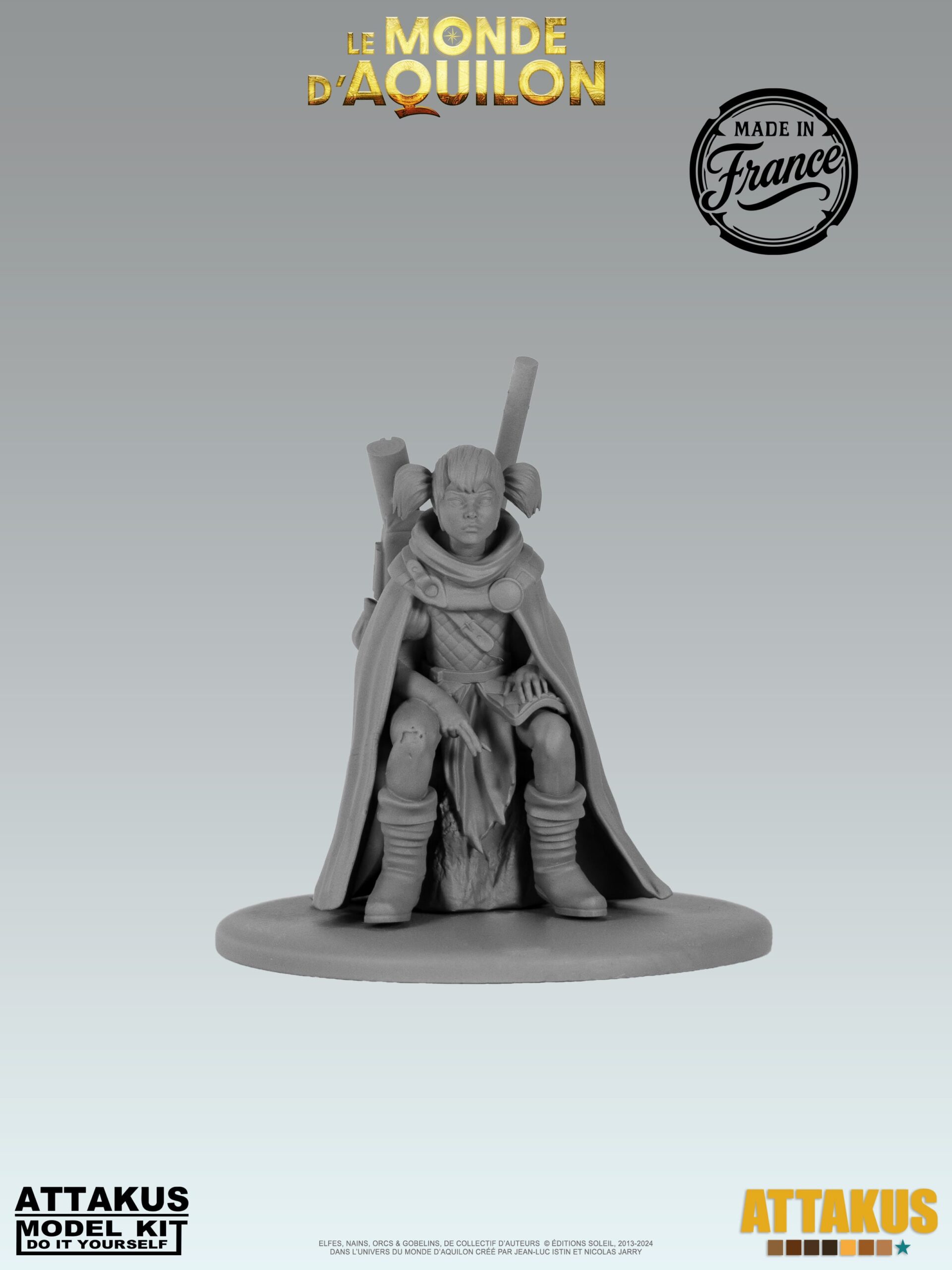 Attakus Model Kit Irinild figurine à peindre 40 mm Elfes