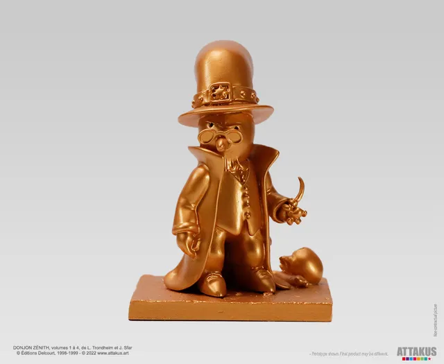 Attakus Prestige Donjon Gardien figurine or 8 cm 22 ex