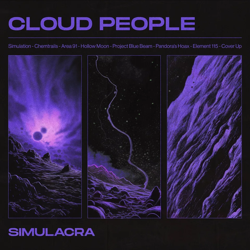 Apollon Records Cloud People Simulacra LP vinyle noir jazz electro