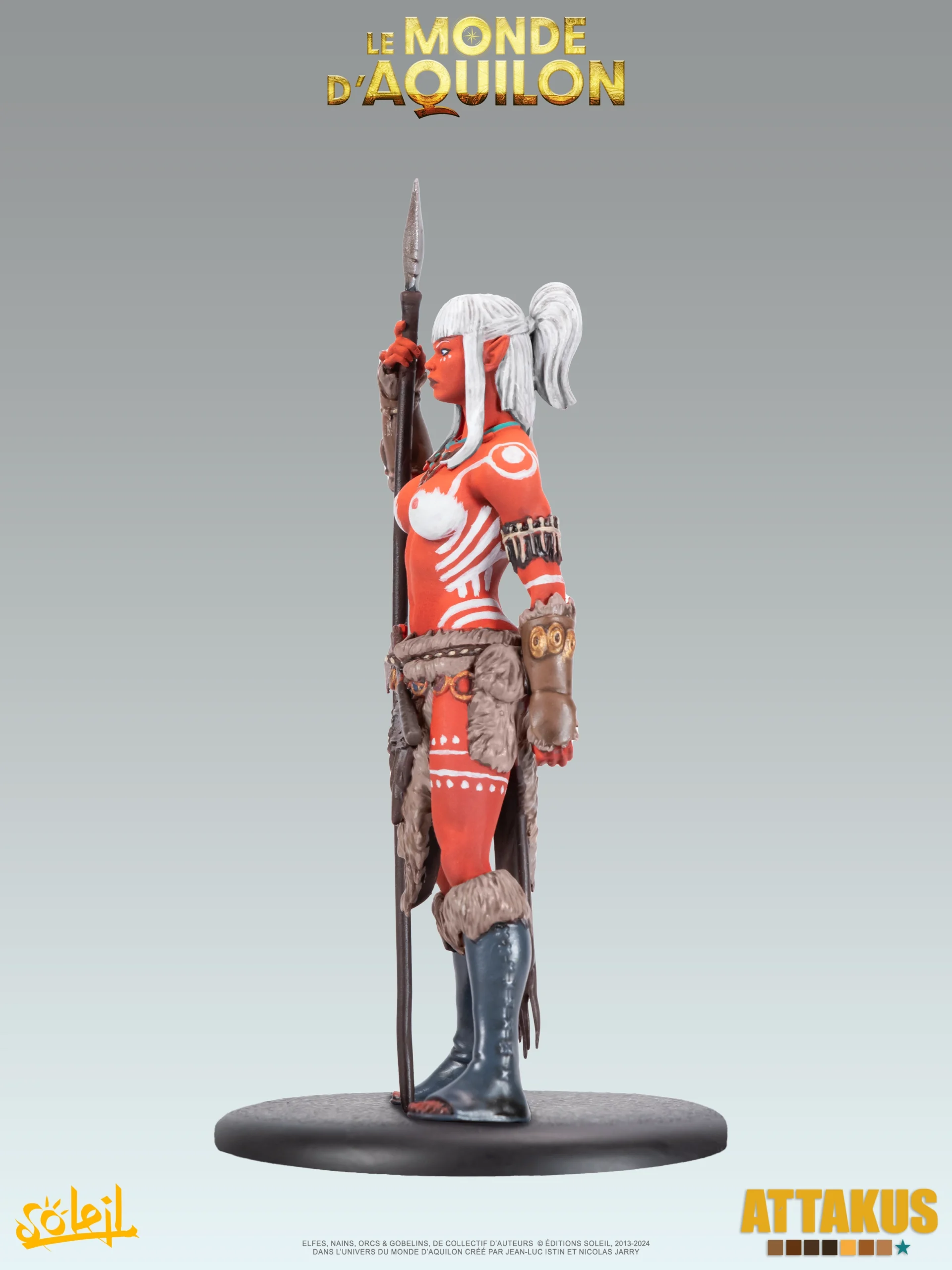 Attakus Prestige Lea'saa Elfe Rouge Elfes Aquilon figurine 120mm