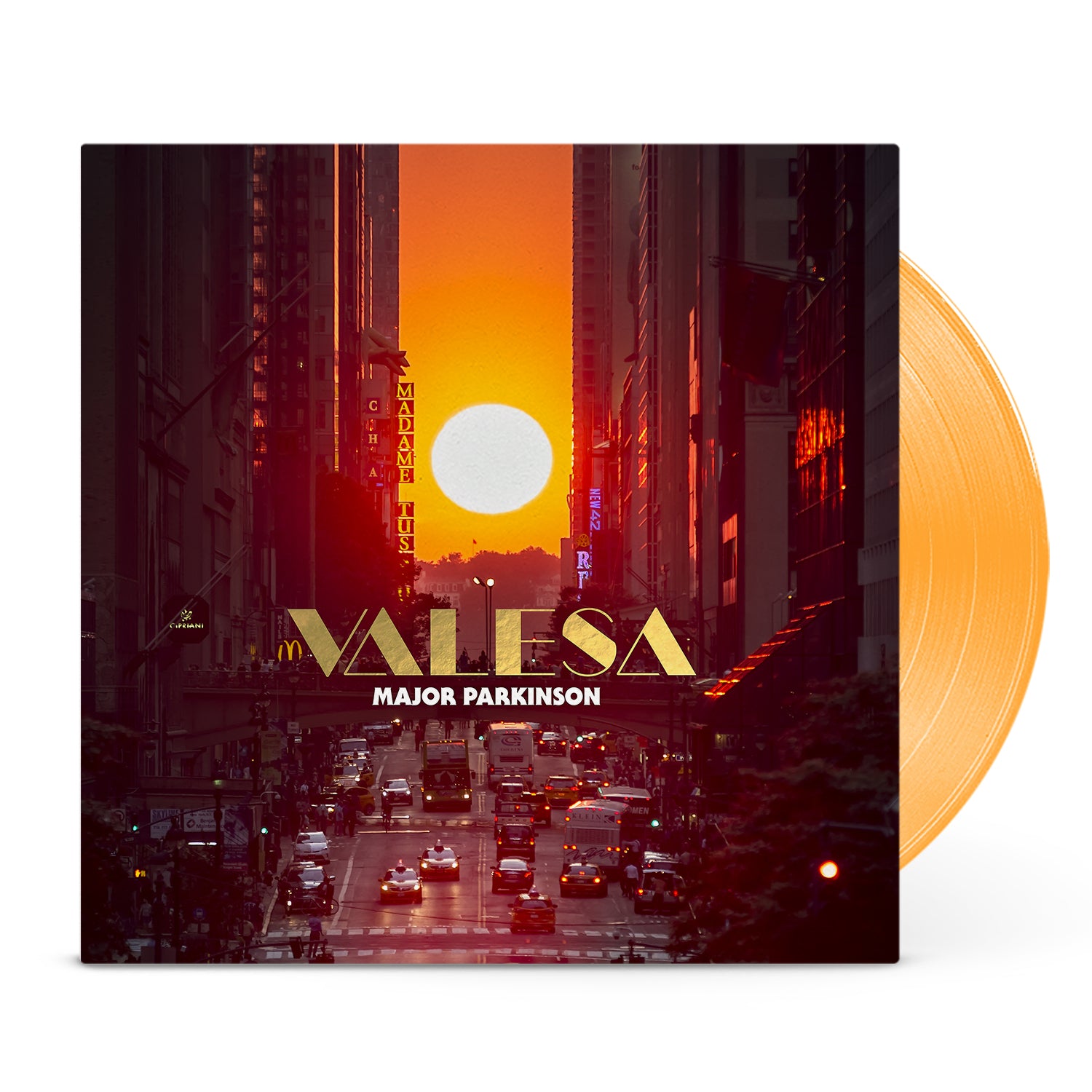 Apollon Records Major Parkinson Valesa 2LP vinyle orange
