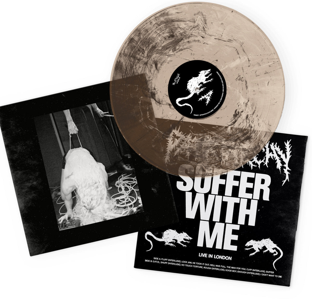 Patriarchy Suffer With Me vinyle LP marbré live + poster