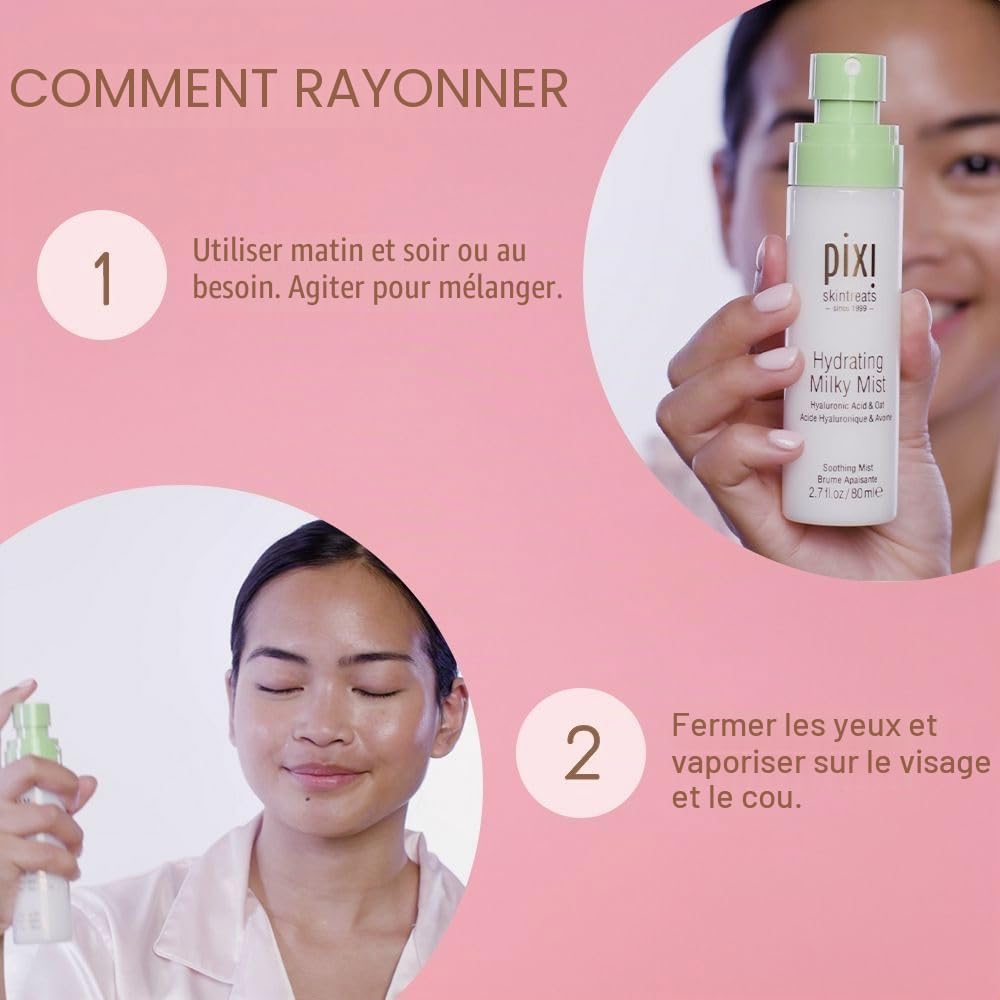 Pixi Hydrating Milky brume visage hydratante 80 ml douce