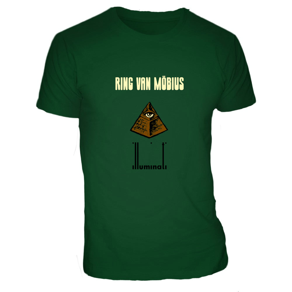 Apollon Records Ring Van Möbius Illuminati t-shirt vert coton