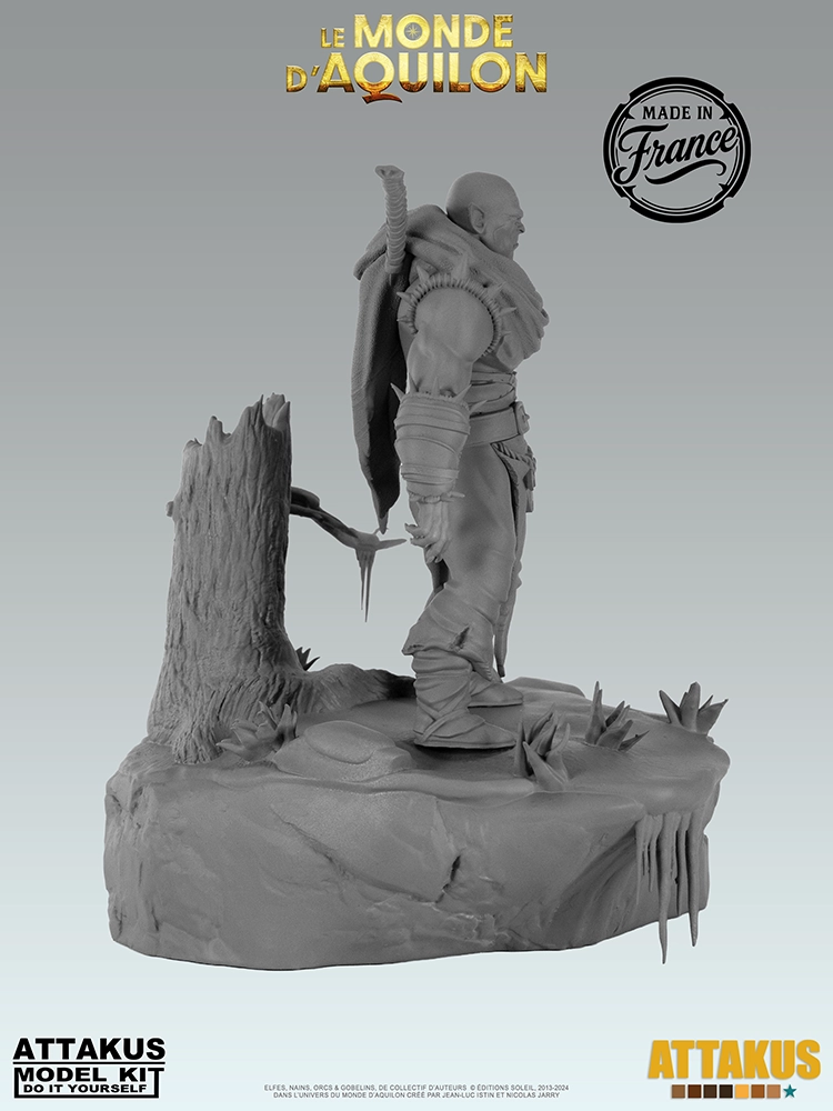 Attakus Model Kit Diorama La Poisse à peindre AQ13D 120 mm