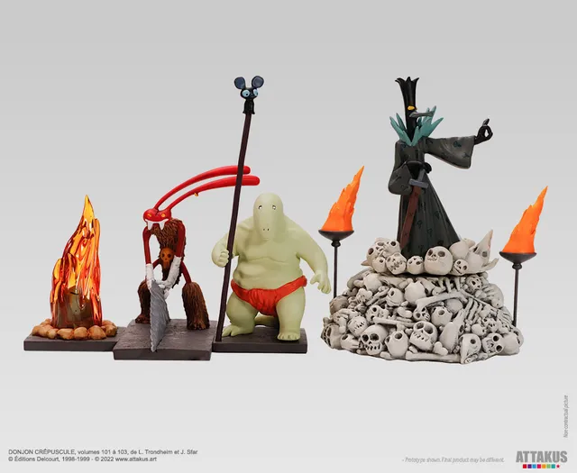 Attakus Collection Atlas Donjon Crépuscule coffret 3 figurines numéroté