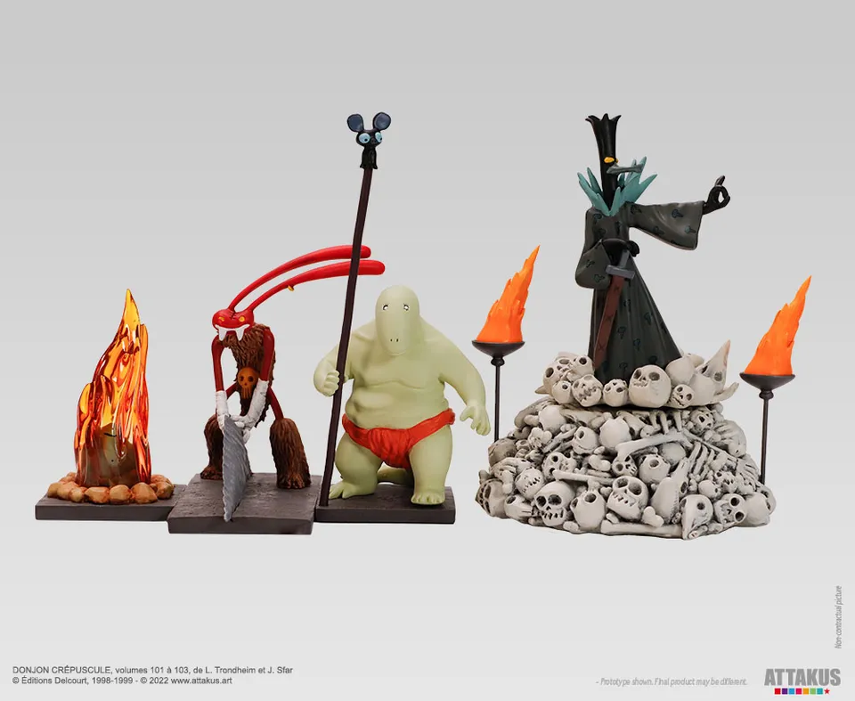 Attakus Collection Atlas Donjon Crépuscule coffret 3 figurines numéroté