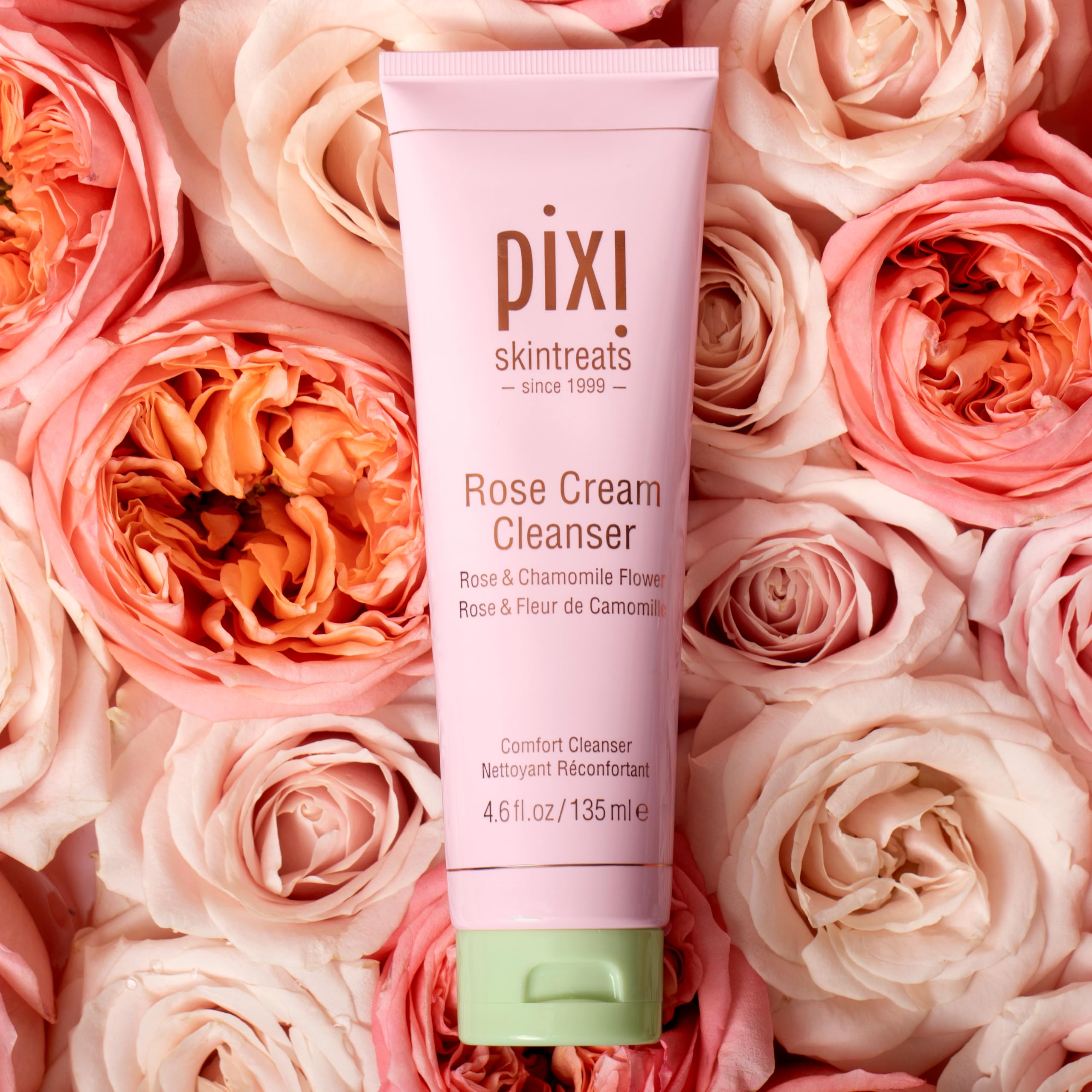 Pixi Rose crème nettoyante visage rose 135 ml