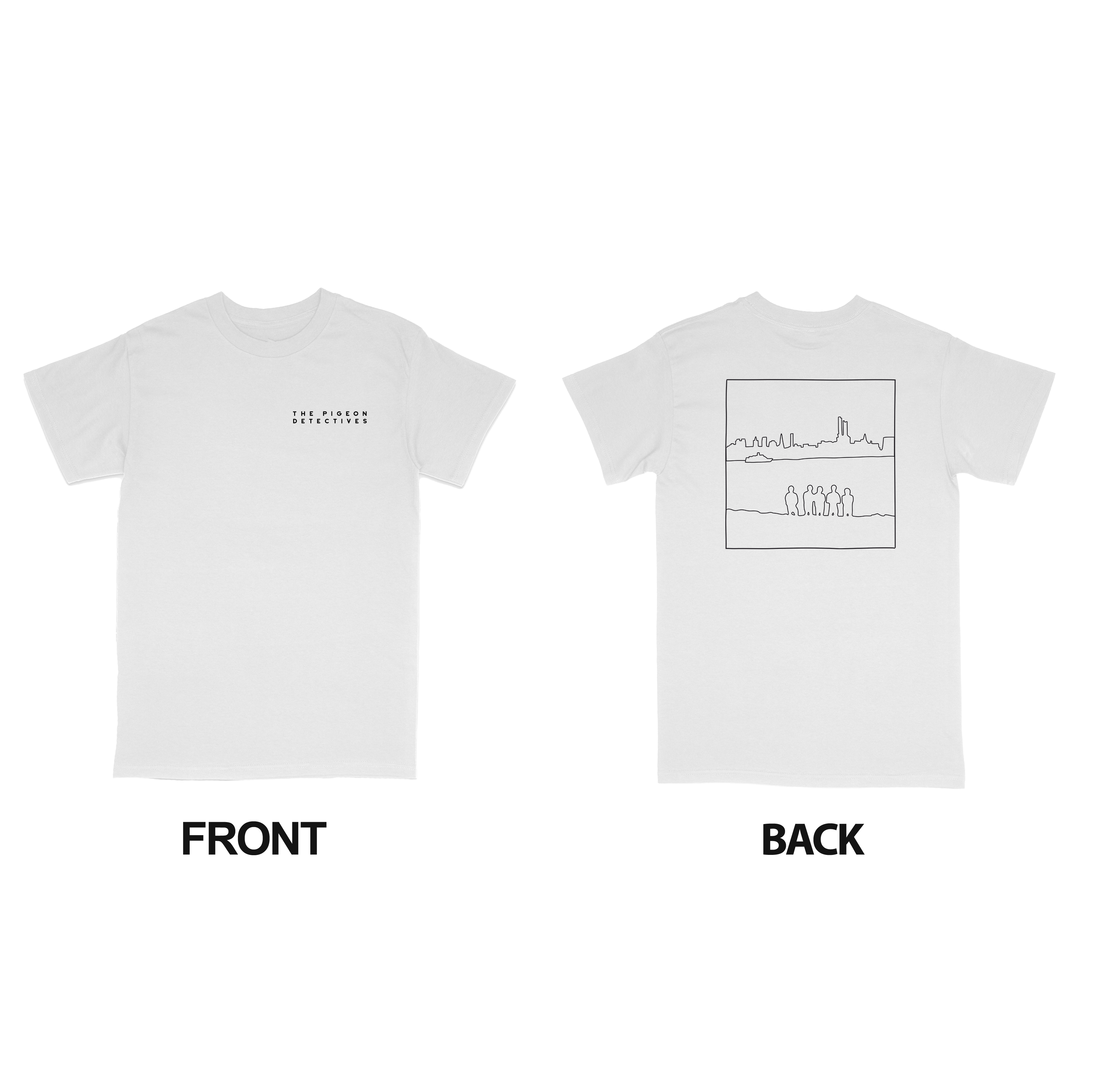 The Pigeon Detectives Still Not Sorry t-shirt blanc double face